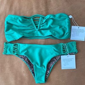 NWT Acacia Swim set in Lau-Lau